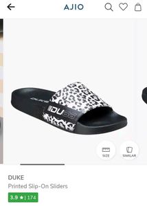 Duke Leopard Print Slides