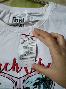 NEW DNMX Graphic Print Crew-Neck T-shirt