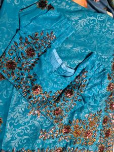 Party Wear Saree With Blouse