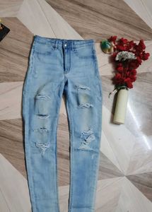 (Negotiable)Denim High-Waisted Shorts
