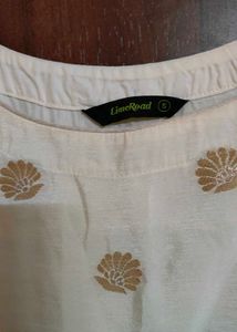 Cream Colour Sleevless Sharara