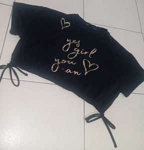 New Cropped top with a message!