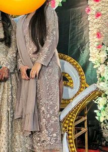 Party Wear Pakistani Designer Suit Straight