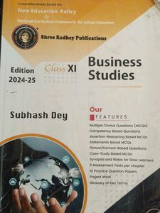 Business Studies – Class XI (2024–25 Edition)