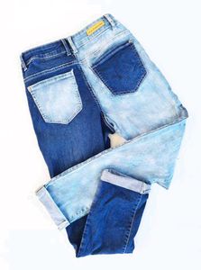 Two-Tone Denim jeans DIY
