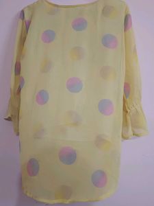 Polka Dot Sheer Top