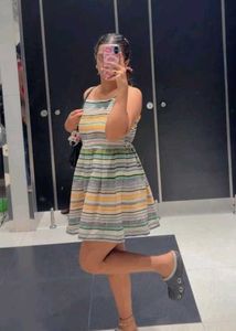 Striped Mini Dress