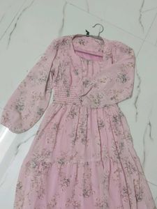 Floral Print A line Dress For Women