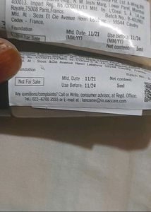 Lancome Foundation Waterproof Combo