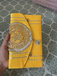 Elegant Yellow Clutch