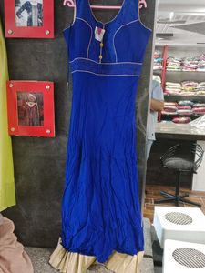 Blue Sleeveless Top
