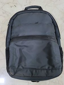 Stylish Black Backpack with 6 compartments