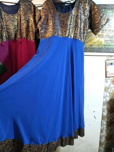 Fancy Floor Touch Gown At Clearance Sale