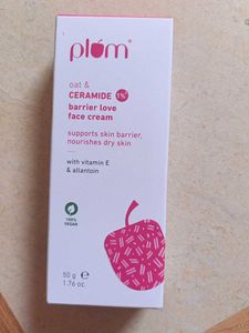 Plum Oat &amp; Ceramide Barrier Love Face Cream♥️😍