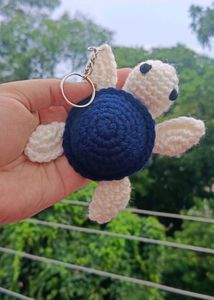 Crochet Turtle Keychain