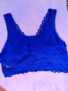Royal Blue Lace Bralette