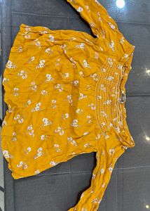 Mustard Yellow Top