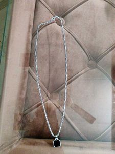Unused Black Stone Artificial  Steel Chain