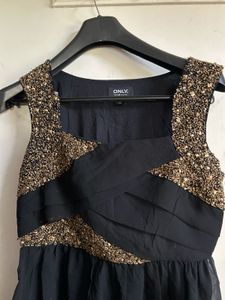 Black &amp; Gold Party Dress