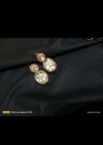 Elegant Pearl and Gold-Tone Jewelry Set