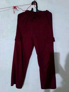 Maroon Cargo Pants