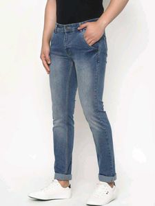 Men Finished Blue Jean