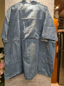 Pure Cotton Half Sleeve Mens Kurta Short Length