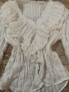 Y2K Ruffle Top
