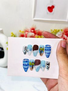 Summer Beach Press-On Nail Set