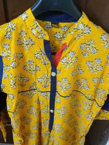 Floral Print Kurta