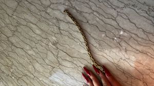 Gold Byzantine Link Bracelet