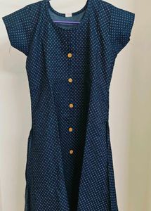 Dark Blue Daily Wear Kurta