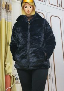 Chemistry Classy  Black Fur Jacket