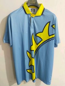 Stylish Blue Graphic T-Shirt