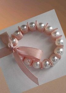 Pearl 🦪 &amp; Ribbon 🎀 Bracelet 😍