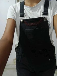 Charcoal Washed Jumpsuit