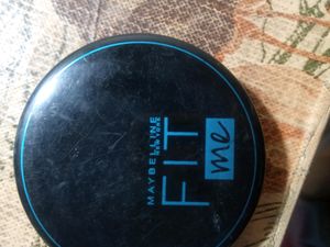 Maybelline FIT Me Compact Powder - Shade 230 Natural Buff Good For Brown Skin Tone With Red ADS Lipstick