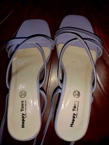 Lilac Strappy Heels - Size 36