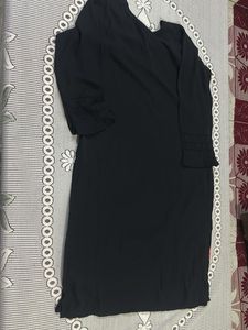 Black Embroidered Kurta