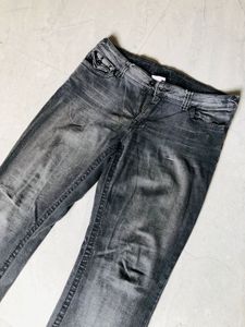Y2K Dark Wash Flare Jeans