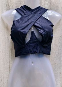 40108. Crisscross Halter Top