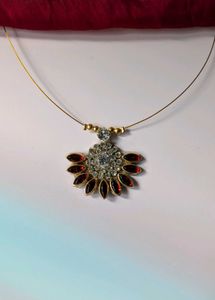 Elegant Red Stone Necklace