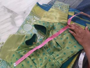 Green Banarasi Silk Saree