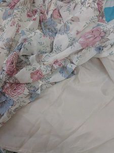 Floral Print Korean Dress