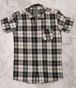 Pepe Jeans Black and White Plaid Shirt