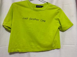 Sassafras Neon Crop Top