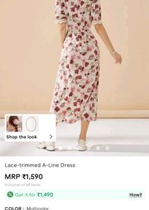 Floral A-Line Dress