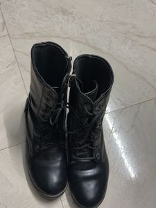 Black Leather Boots