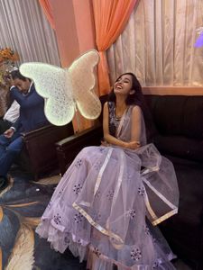 Beautiful Lavender Color Lehnga Choli