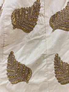 Women Red And Golden Lehenga